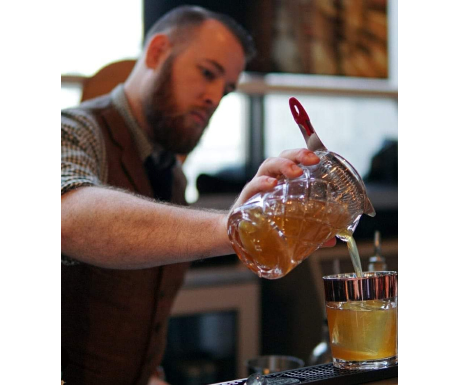 Jacob Lesitsky Bartender - Cocktail Boulevardier de Bretagne - Cognac Connection Challenge